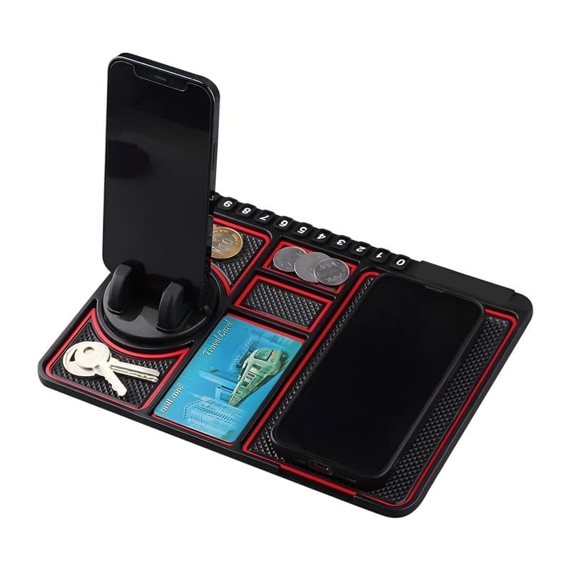 Car Dashboard Mat with Mobile Mount Holder