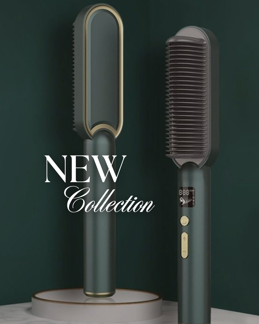 Professional Electric Hair Straightener Comb Brush