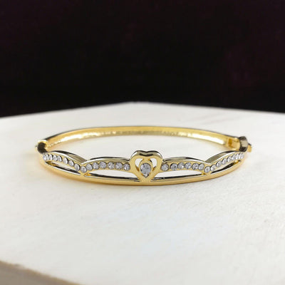 Edgy Gold Plated Bracelet