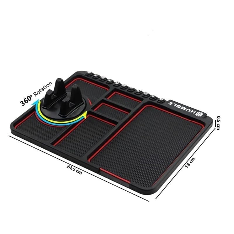 Car Dashboard Mat with Mobile Mount Holder