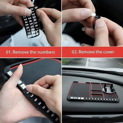 Car Dashboard Mat with Mobile Mount Holder